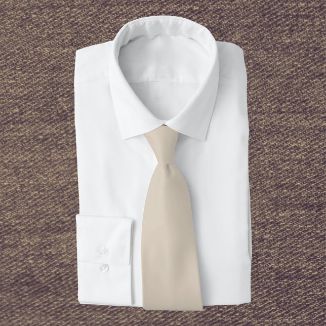 Natural Linen Solid Färg Slips (Skapare uppladdad)