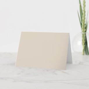 Natural Linen Solid Färg Tack Kort
