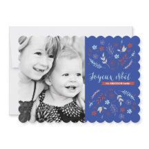 Natural Noël Jul-Helgdag i Indigo