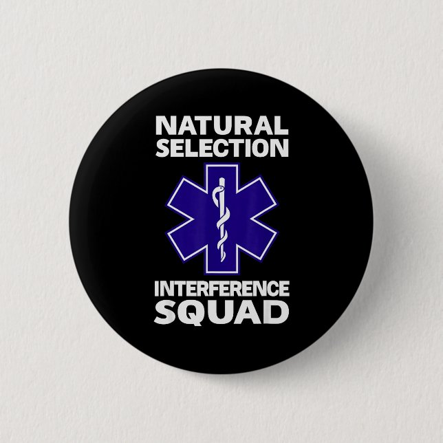 Natural Selection Interference Squad Paramedic Fun Knapp (Framsida)