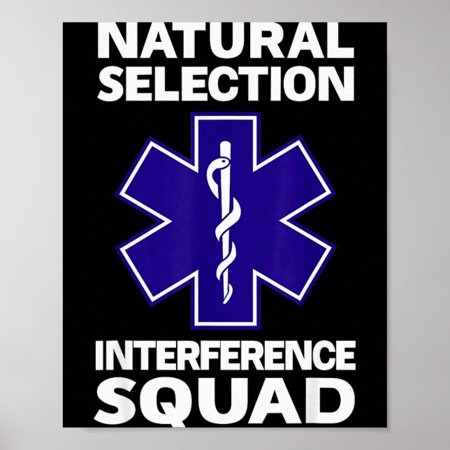Natural Selection Interference Squad Paramedic Fun Poster (Framsidan)