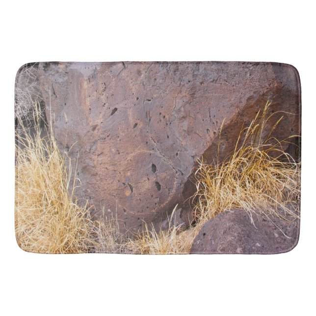Natural Stone Petroglyph Badrumsmatta (Framsidan)