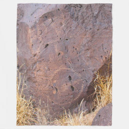 Natural Stone Petroglyph Fleecefilt