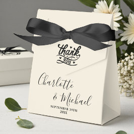 Natural White Script Minimalist Wedding Presentaskar