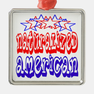 Naturaliserad amerikan julgransprydnad metall