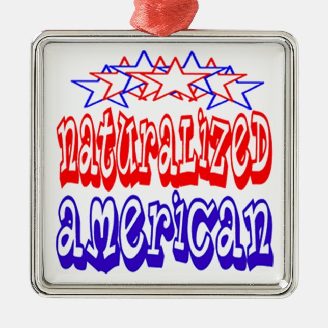 Naturaliserad amerikan julgransprydnad metall (Framsidan)