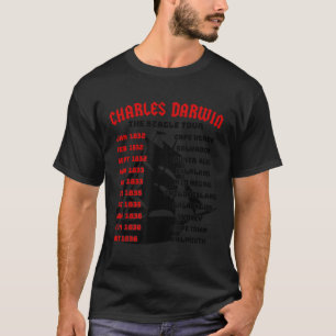 Naturalist Charles Darwin Beagle Meme Tour Earth D T Shirt