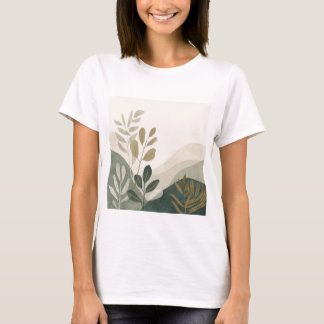 Naturälskande damt-shirt - jordnära tee