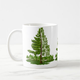 Naturälskare Campingäventyr Och In I Skogen Kaffemugg