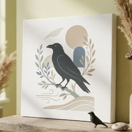 Naturälskarepresent Minimalistisk Skandi Korp Vägg