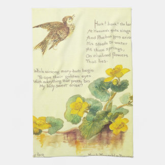Naturanteckningar av Edith Holden Tea Towel Kökshandduk