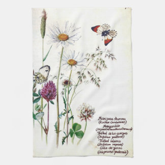 Naturanteckningar av Edith Holden Tea Towel Kökshandduk