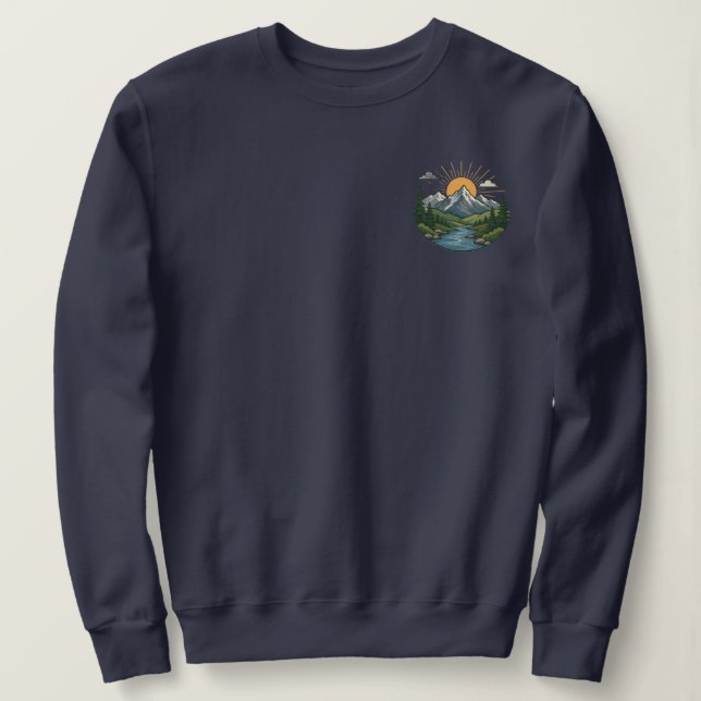 Naturäventyr Utomhusdesign T Shirt (Design framsida)
