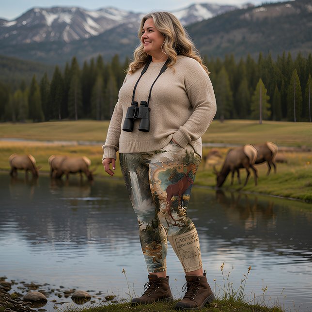 Naturäventyr Vildmarksutforskare Berg Leggings (Skapare uppladdad)