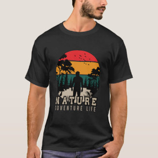 Naturäventyrsälskare solnedgång T Shirt