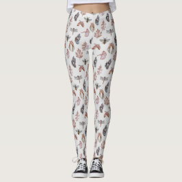 Naturbalar i Mönster Leggings