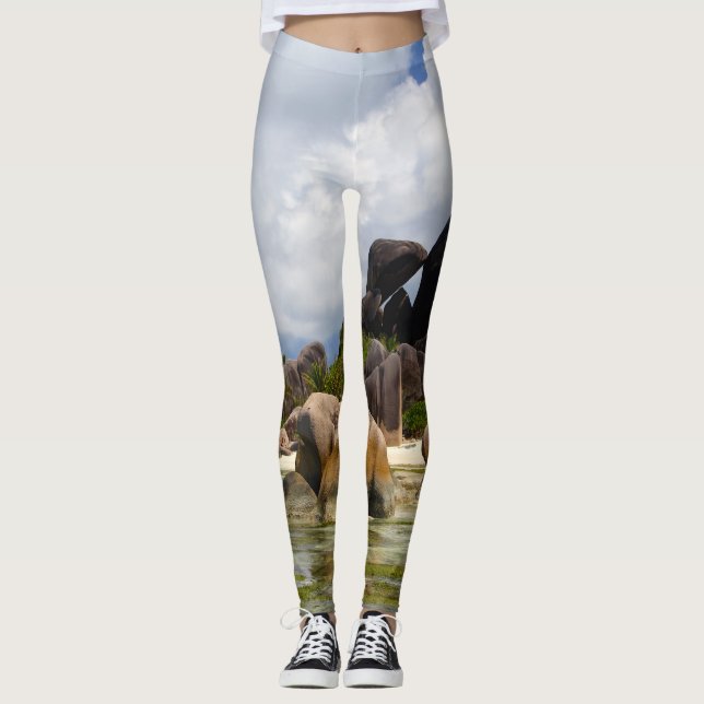 Naturbaljväxter Leggings (Framsida)