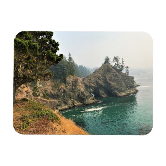 Naturbro, Thunder Sten Cove, Oregon Magnet (Horisontell)