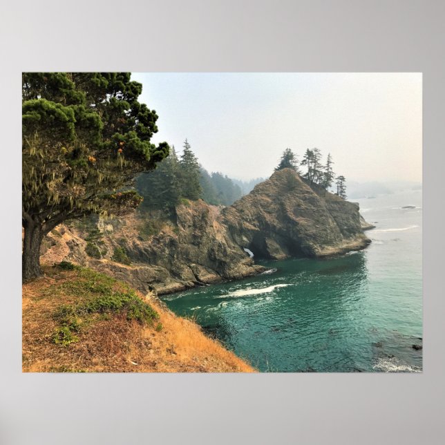 Naturbro, Thunder Sten Cove, Oregon Poster (Framsidan)