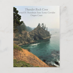 Naturbro, Thunder Sten Cove, Oregon Vykort