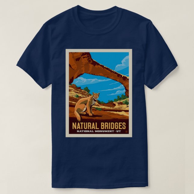Naturbryggens nationalmonument UTah T Shirt (Design framsida)