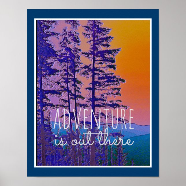 naturcitat poster att äventyr finns där ute (Framsidan)