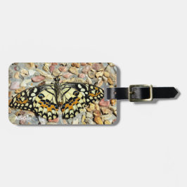 NaturCraze 2 Sided Butterfly Luggage Tag Bagagebricka