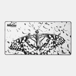 NaturCraze B&W Laid Back Butterfly Desk Mat