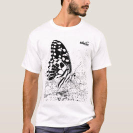 NaturCraze Black and White Butterfly T-Shirt