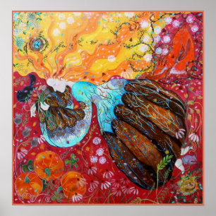 Naturdam och säsongerna av året poster