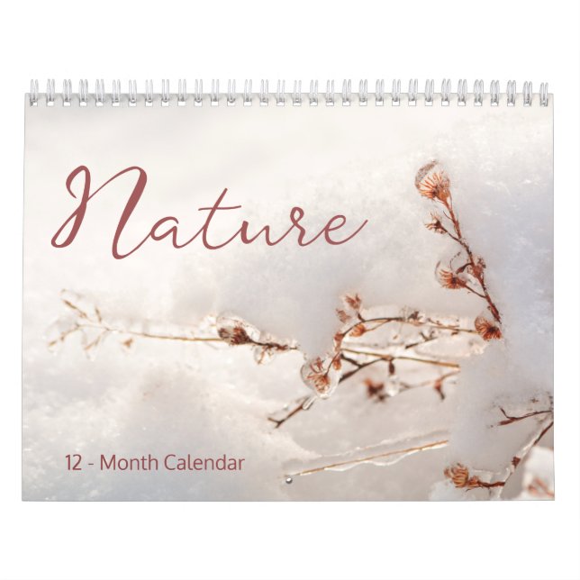 NATURE 12 - Month Säsong Calendar Kalender (Omslag)