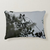 Nature Abstract Tree Branches Accent Pillow