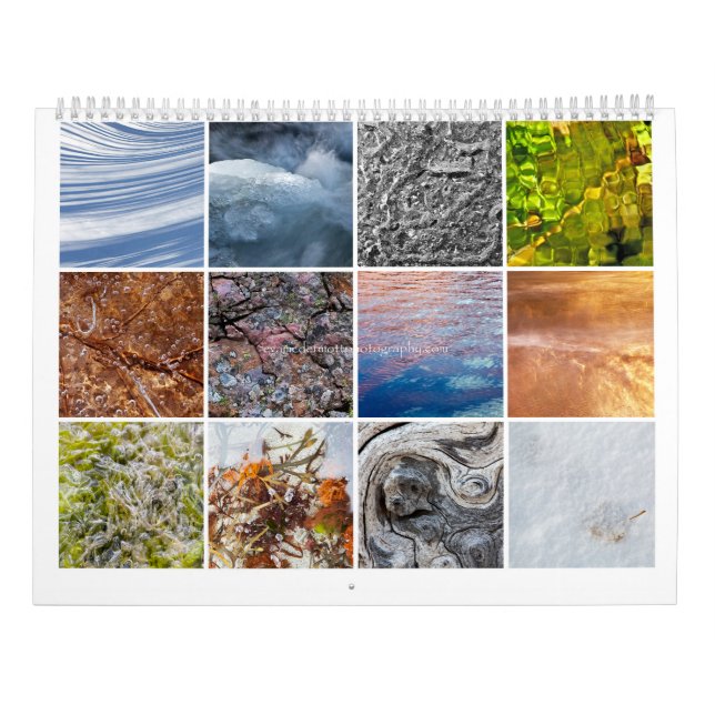 Nature abstrakt kalender (Baksida)
