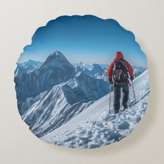 Nature Adventure Design  Rund Kudde (Framsidan)