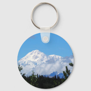 Nature Alaska Denali Scenery Photo Nyckelring