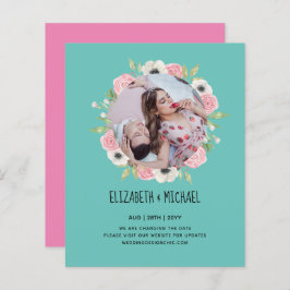 Nature Älskare Bröllop Foral Greenery Rustic Boho