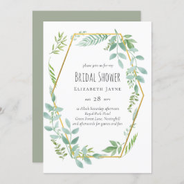 Nature Älskare Bröllop Foral Greenery Rustic Boho