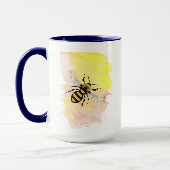 Nature Älskare honey Bee-kaffe mugg (Vänster)