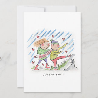 Nature Älskare Inbjudningar