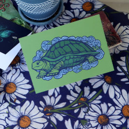 Nature Älskare Turtle Art Turtles Kort