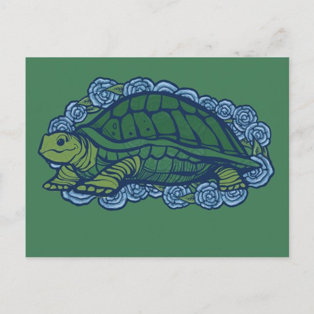 Nature Älskare Turtle Art Turtles Vykort (Framsida)