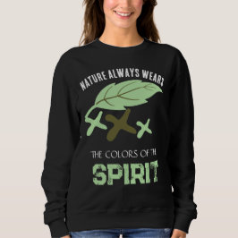 "Nature Always Wears" Leaf T Shirt