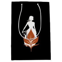 Nature and Woman Silhouette Elegant Feminine Art 
