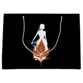 Nature and Woman Silhouette Elegant Feminine Art 