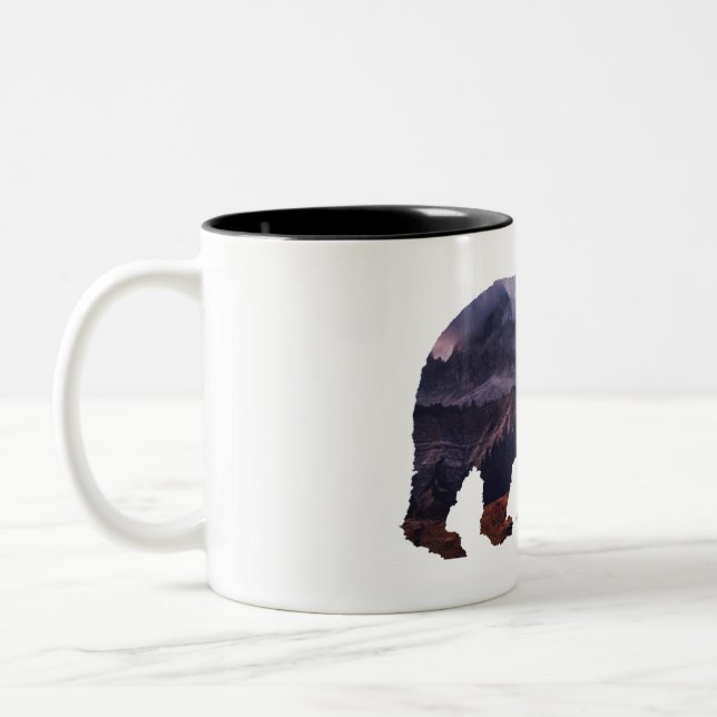 Nature Bear Mug Två-Tonad Mugg (Vänster)