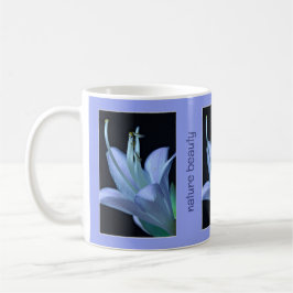 Nature Beauty Hosta Flower Photo, Lavender Blue Kaffemugg