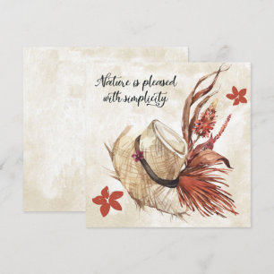 Nature Blommigt Hate Card