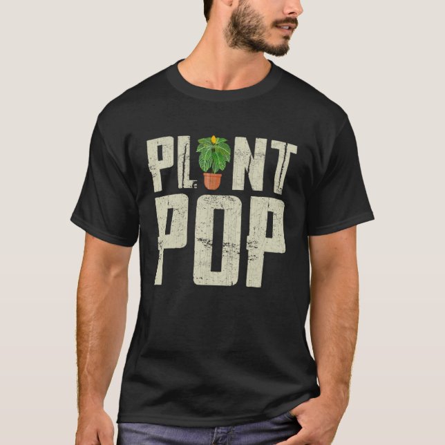 Nature Botanical Gardener Plant Pop Gardening T Shirt (Framsida)