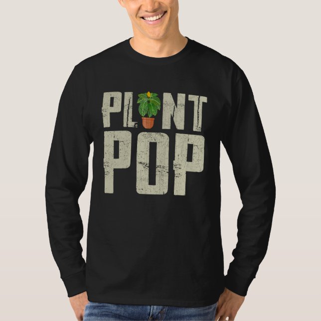 Nature Botanical Gardener Plant Pop Gardening T Shirt (Framsida)