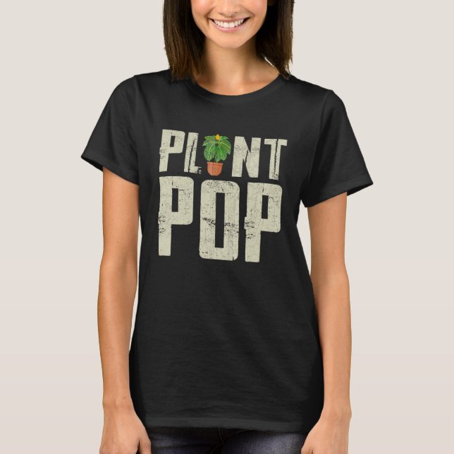 Nature Botanical Gardener Plant Pop Gardening T Shirt (Framsida)